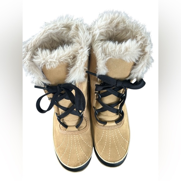 Sorel Boots TIVOLI II Women’s Size 7 Mid Calf Lace Up Fur Lined Winter Snow - Picture 6 of 10